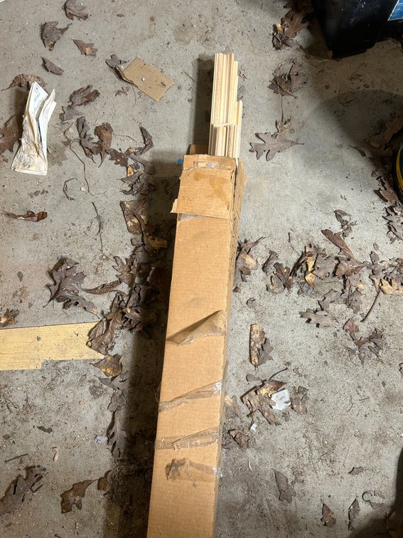 2" Decorated carved wooden trim