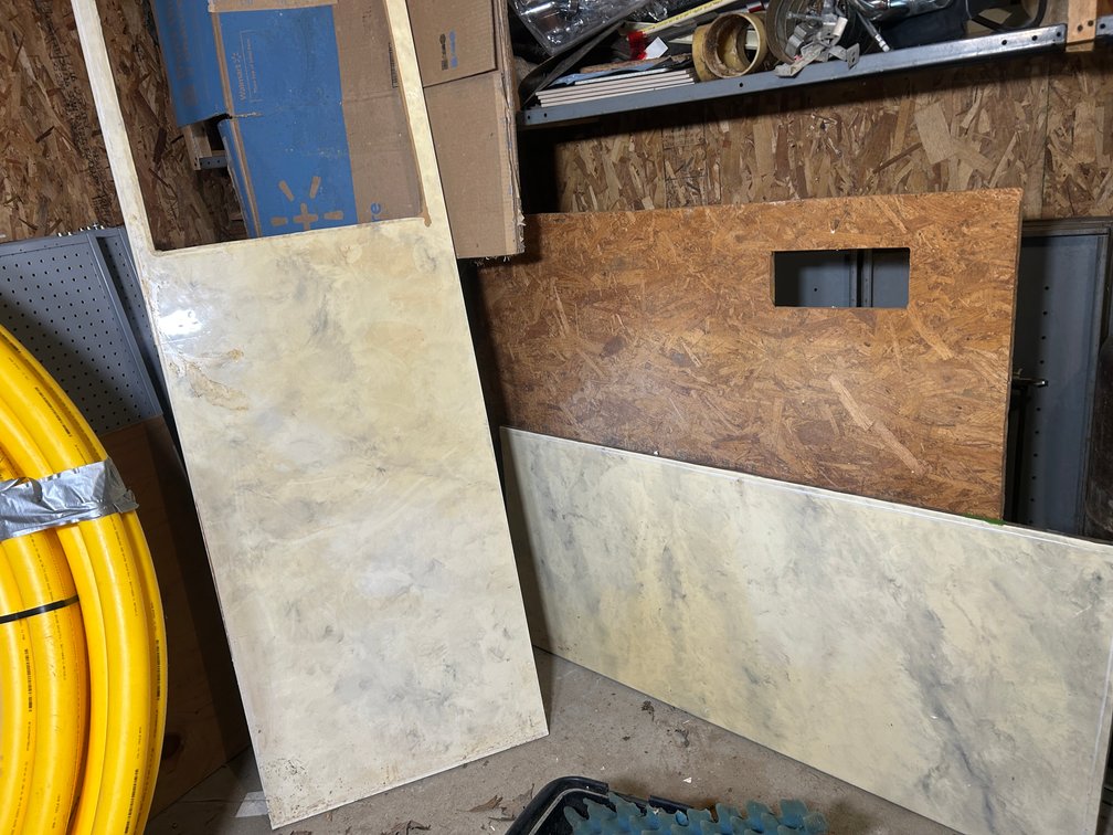 Countertop-particle board