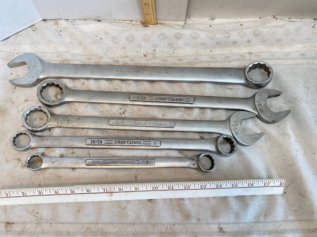 Craftsman and Armstrong Standard Wrenches