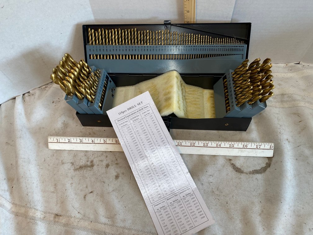 Drill bit index 115 Piece Set