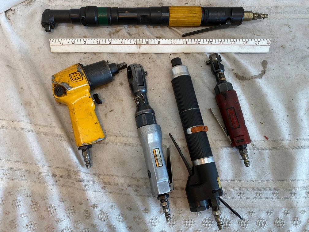 Air Rachets, Air wrenches, Nut Setter