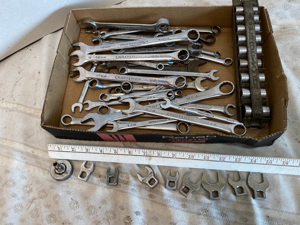 Craftsman Wrenches, Sockets, Crows Foot Craftsman Wrenches