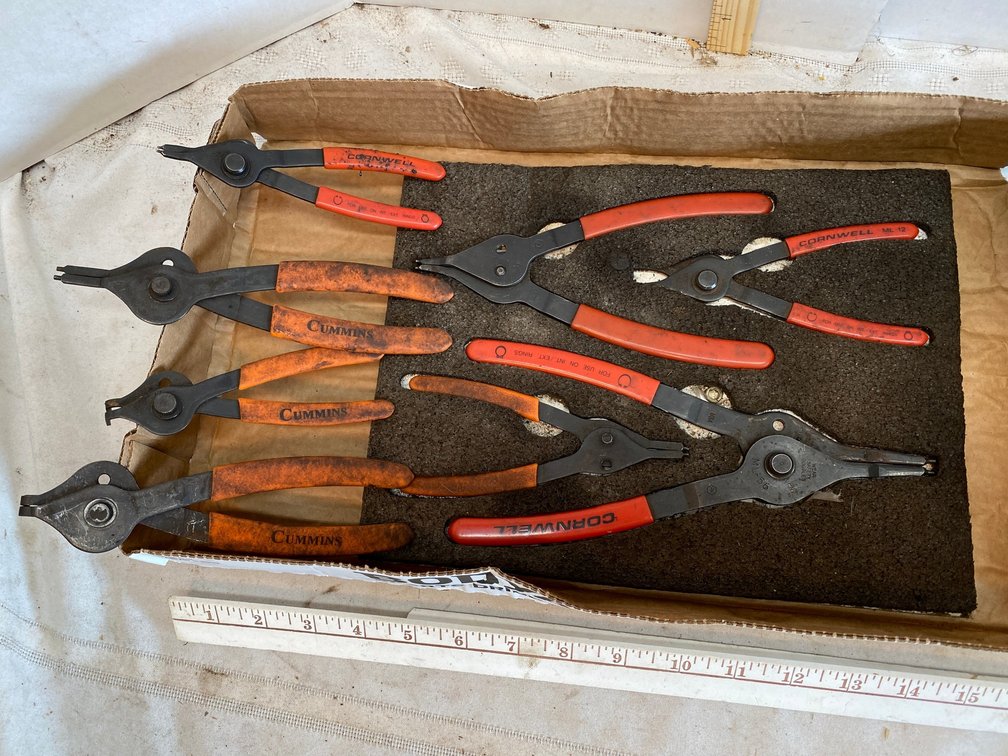 Cornwell and Cummins Snap Ring Pliers