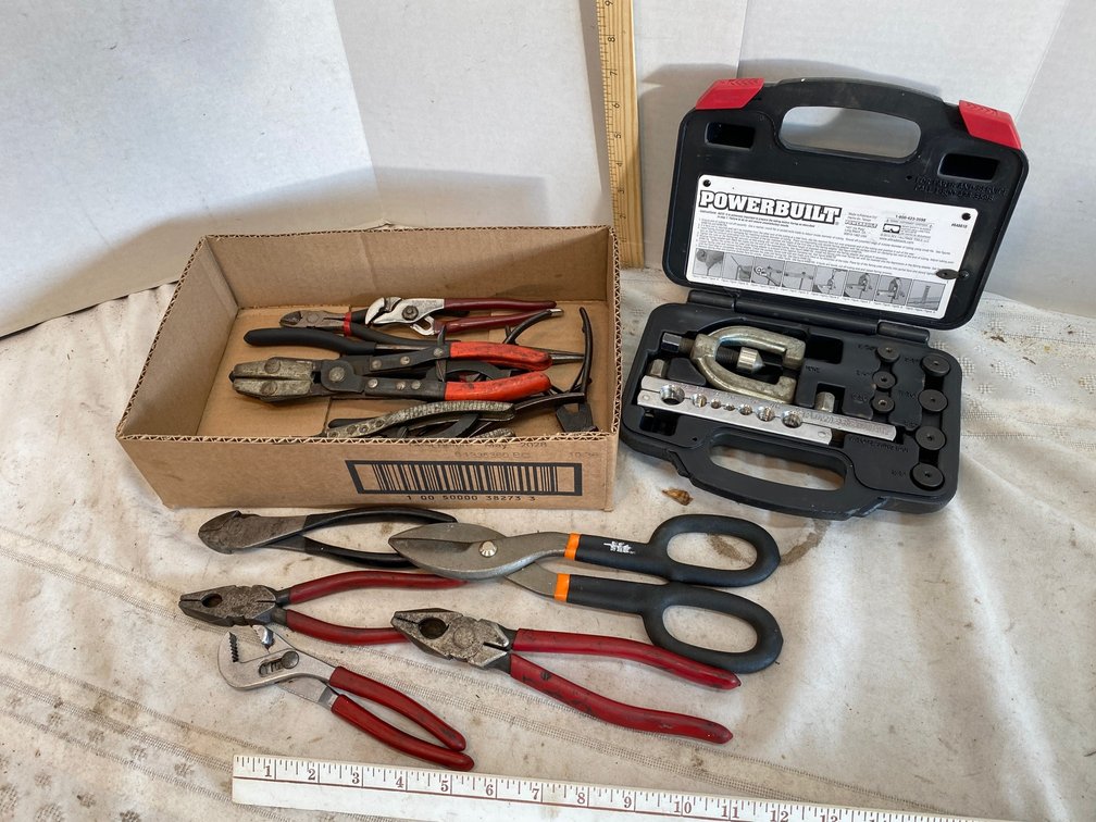 Pliers, Tin Ships, Power Built Flaring Tool