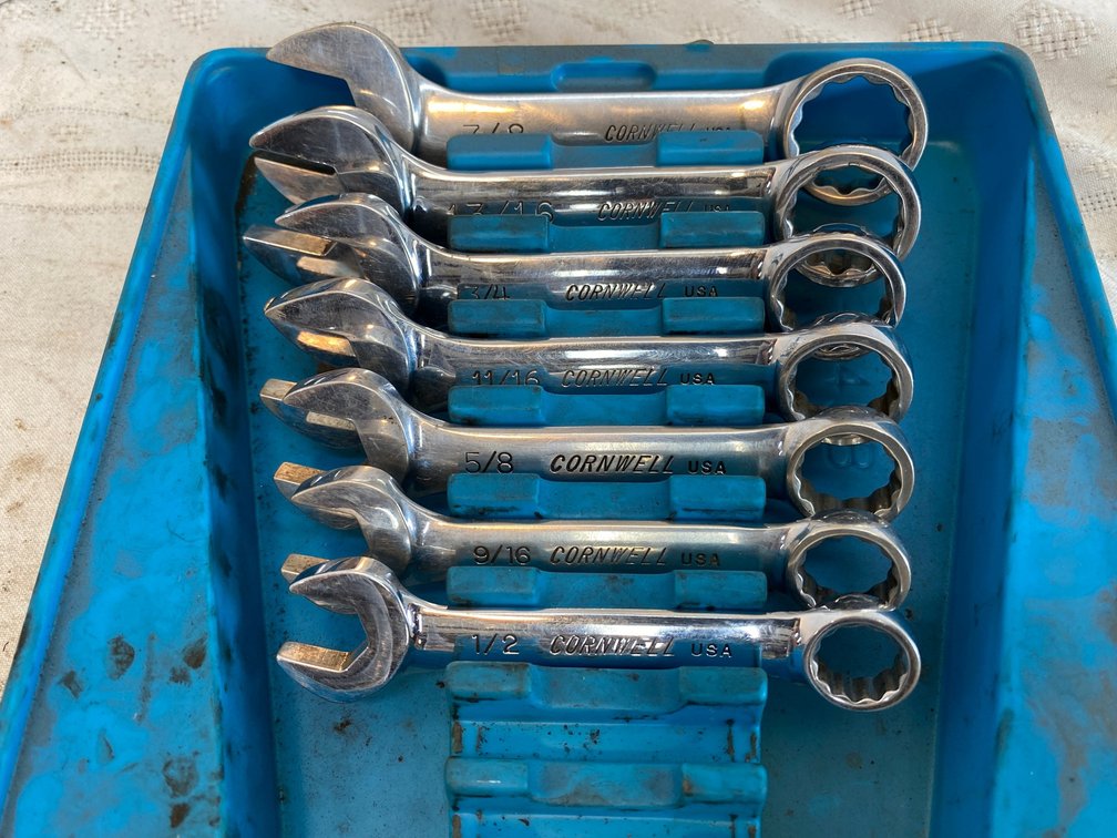 Cornwell Stubby Wrenches in Standard