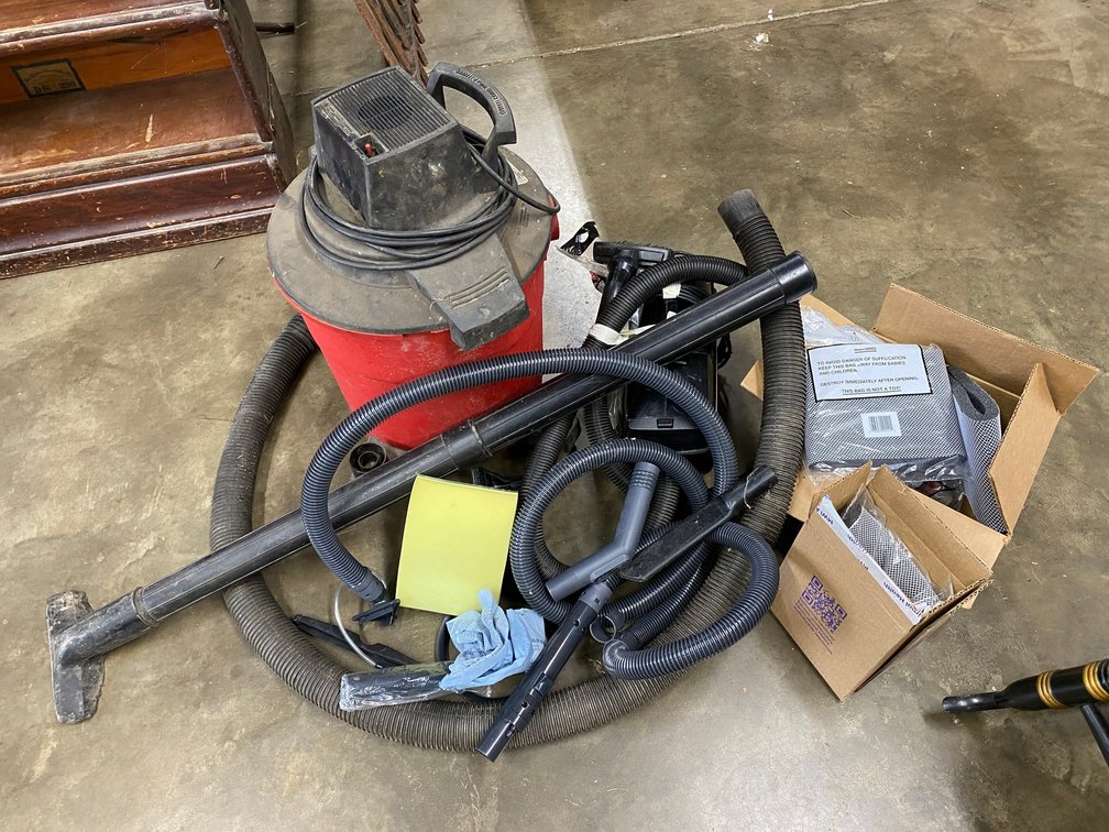 Small Shop Vac, Hoover Porta Power One Sweeper