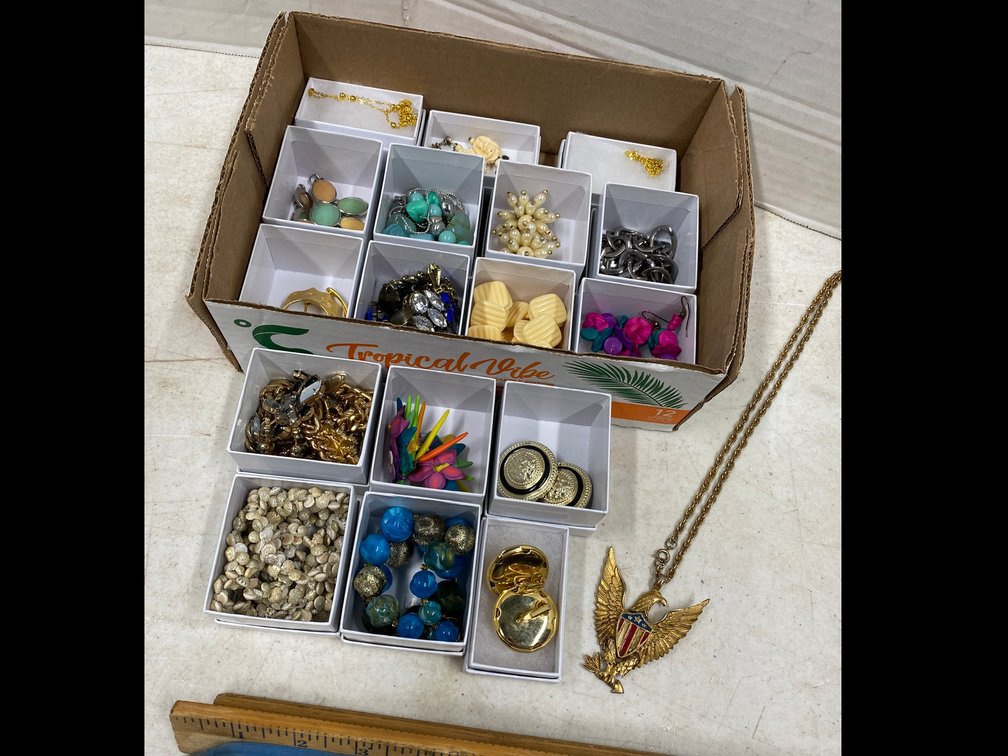 Costume Jewelry Earrings,  Bracelets, Necklace