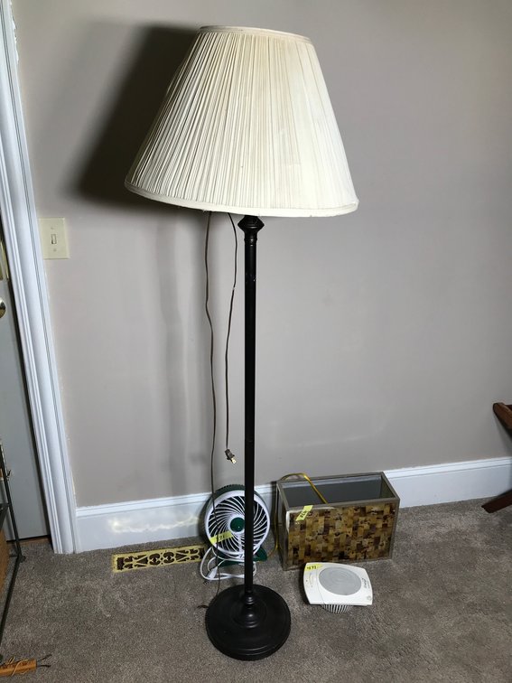 Floor lamp, electric fan, wall light, etc.
