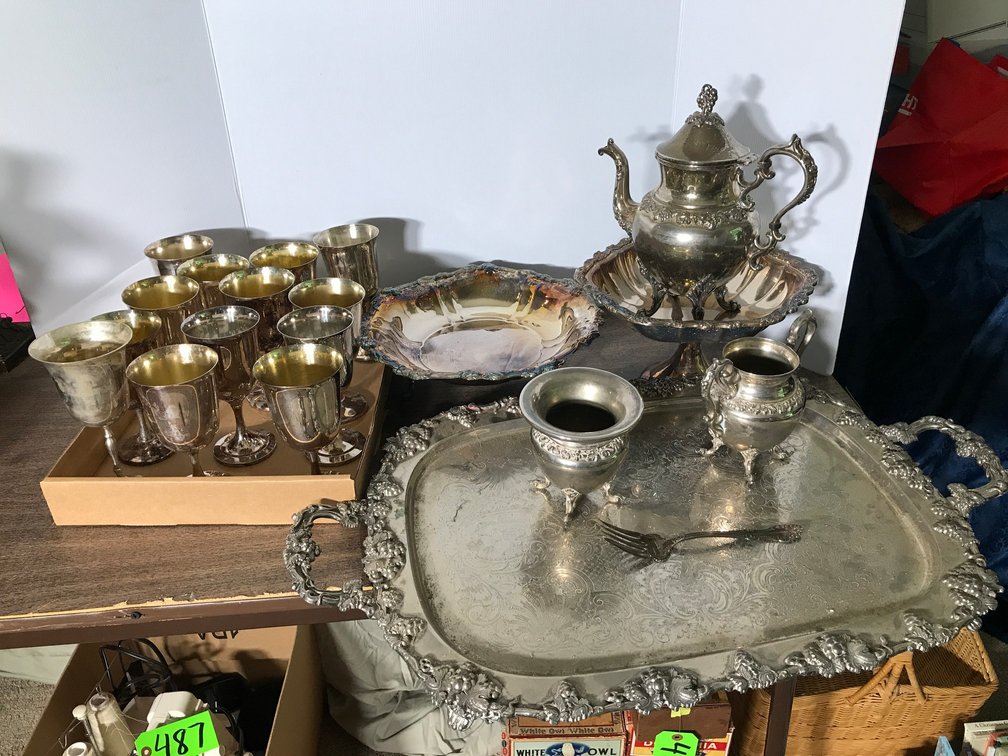 Silver plate items