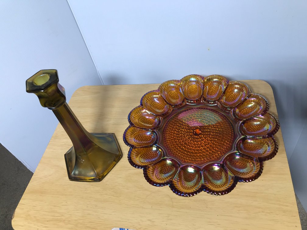 Egg plate, tray, candlestick