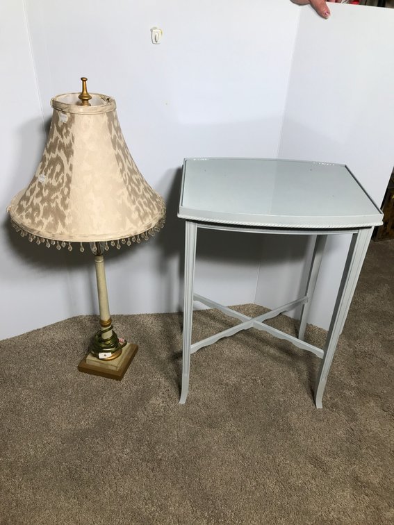 Electric lamp and stand
