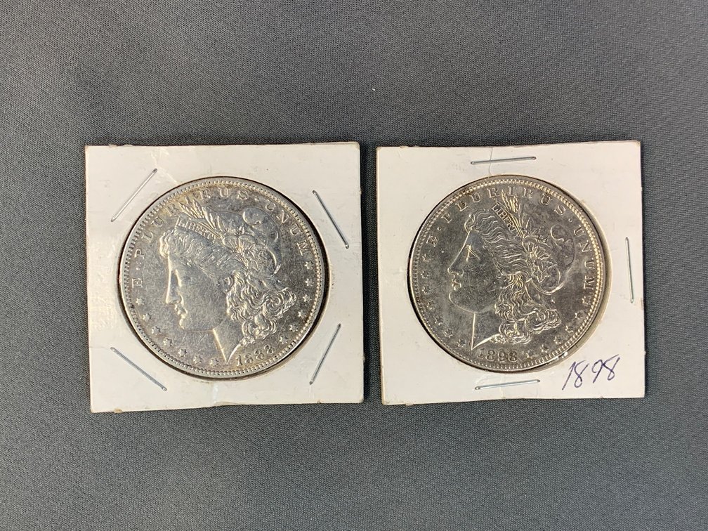 (2) Morgan Dollars