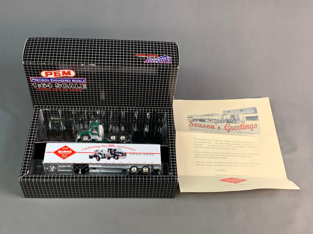 50th Anniversary Burns Motor Freight Die-Cast Model Truck