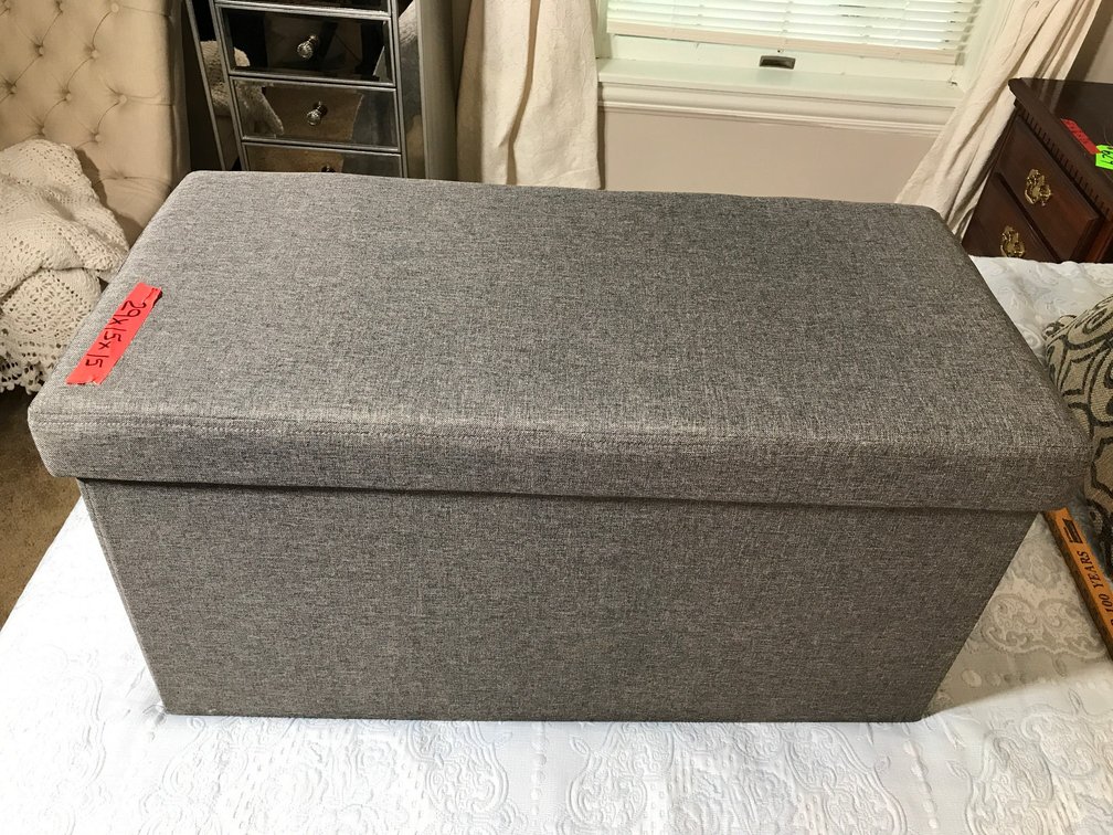 Cloth covered box with lid