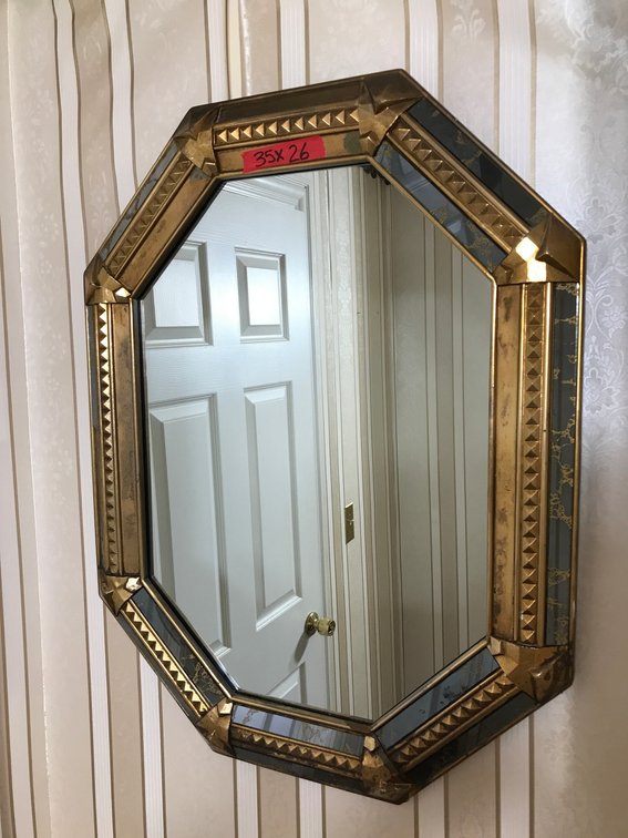 Hanging mirror-approx. 35" x 26"