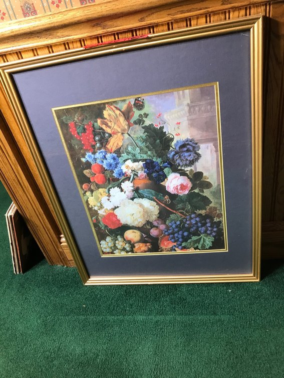 Framed print-approx. 24" x 30"