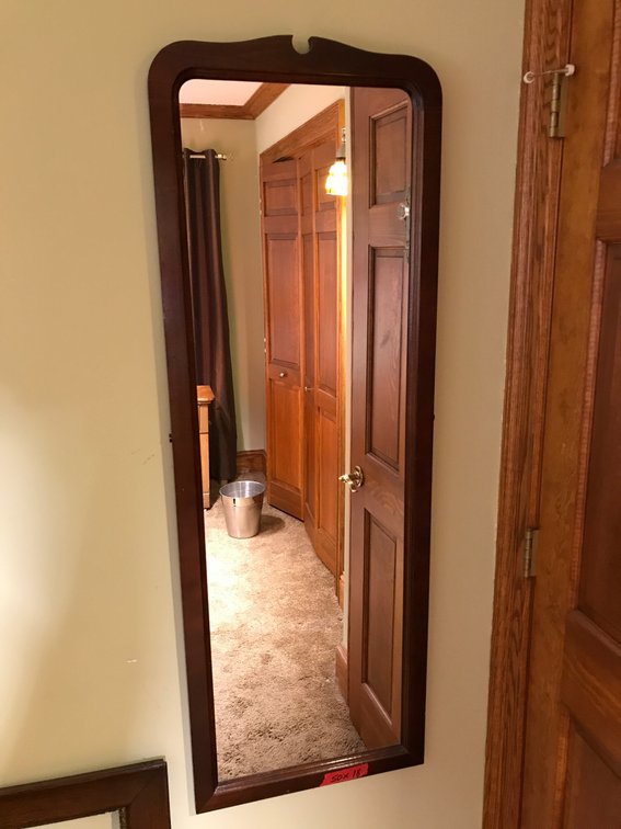 Large hanging mirror-approx. 50" x 18"