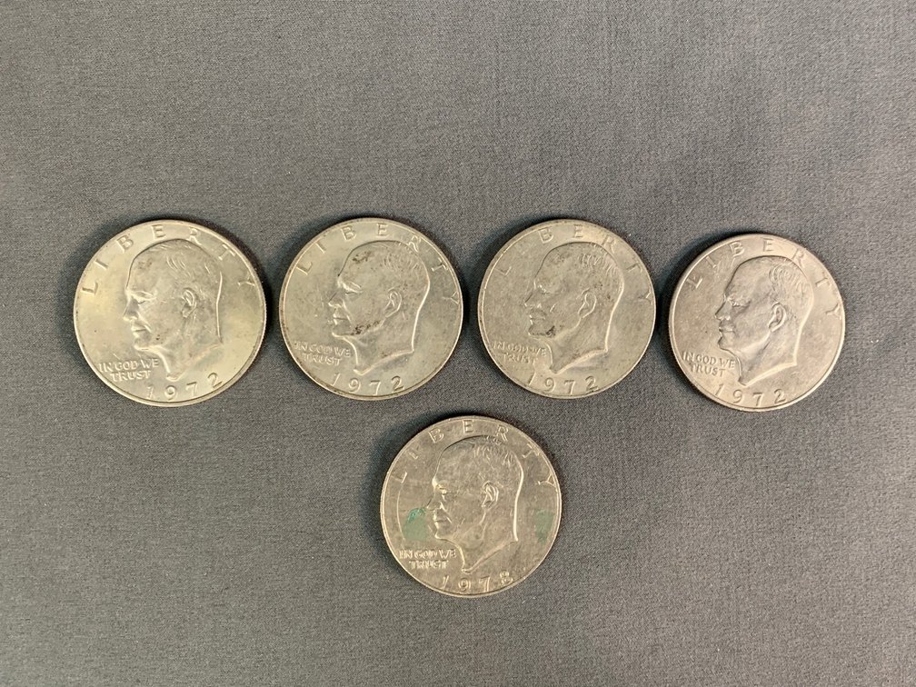 (5) Eisenhower Dollars