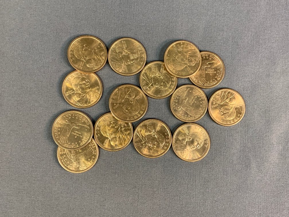 Collection of Sacagawea Dollars