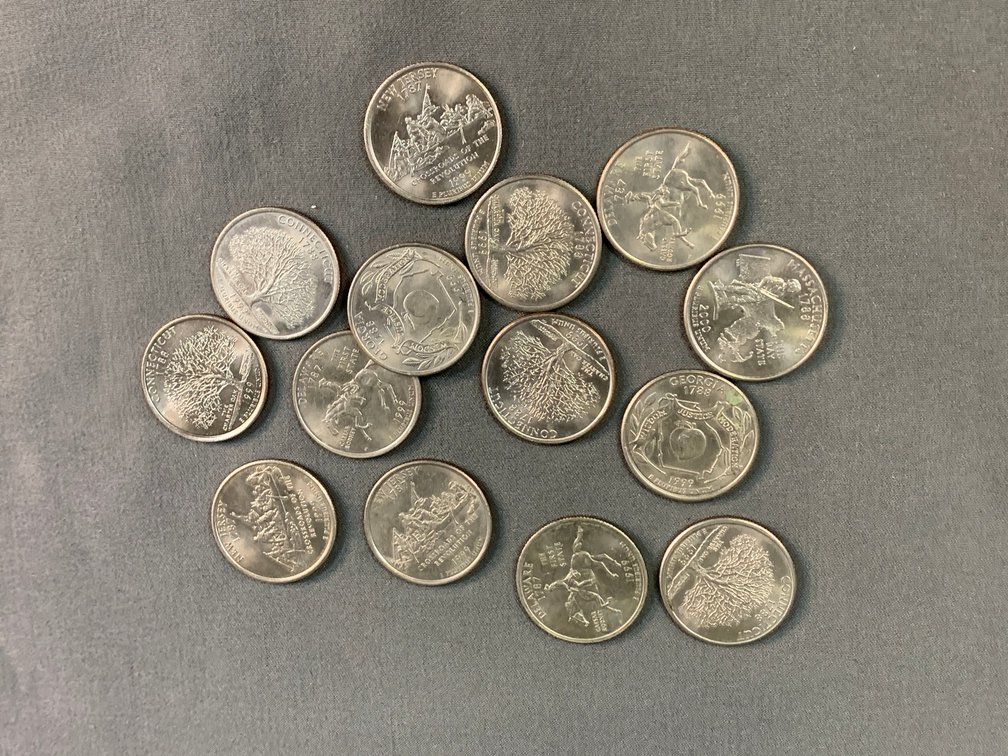 Collection of State Quarters
