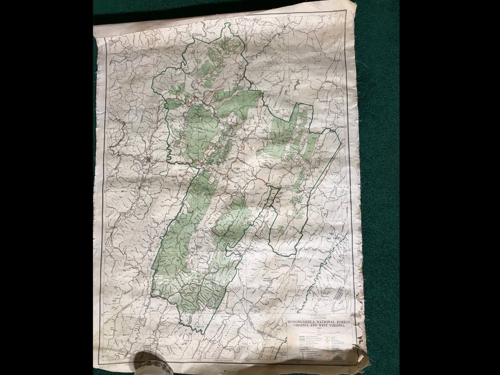Monongahela National Forest TOPO map