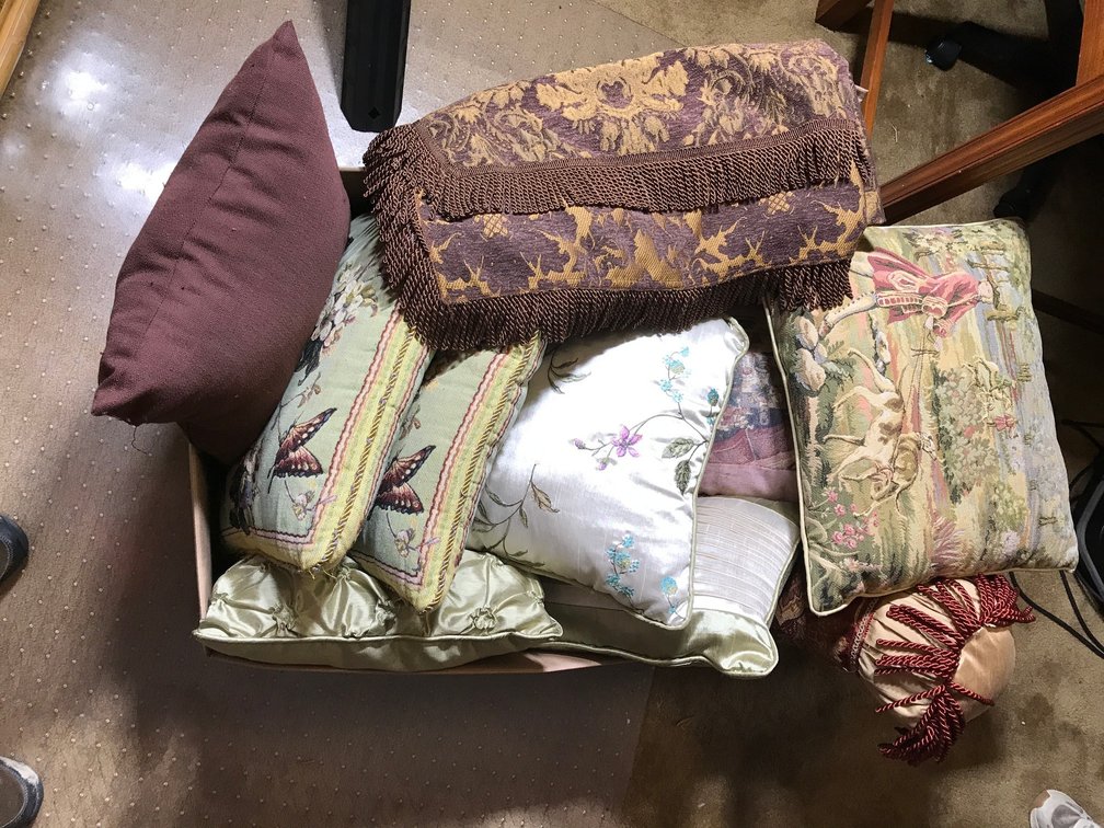 Collection of pillows