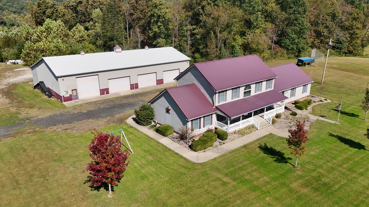 Image for Incredible 59 Acre Farm with 4 Bedroom Home & Spacious Commercial Garage in Wood County