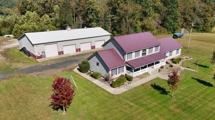 Image for Incredible 59 Acre Farm with 4 Bedroom Home & Spacious Commercial Garage in Wood County