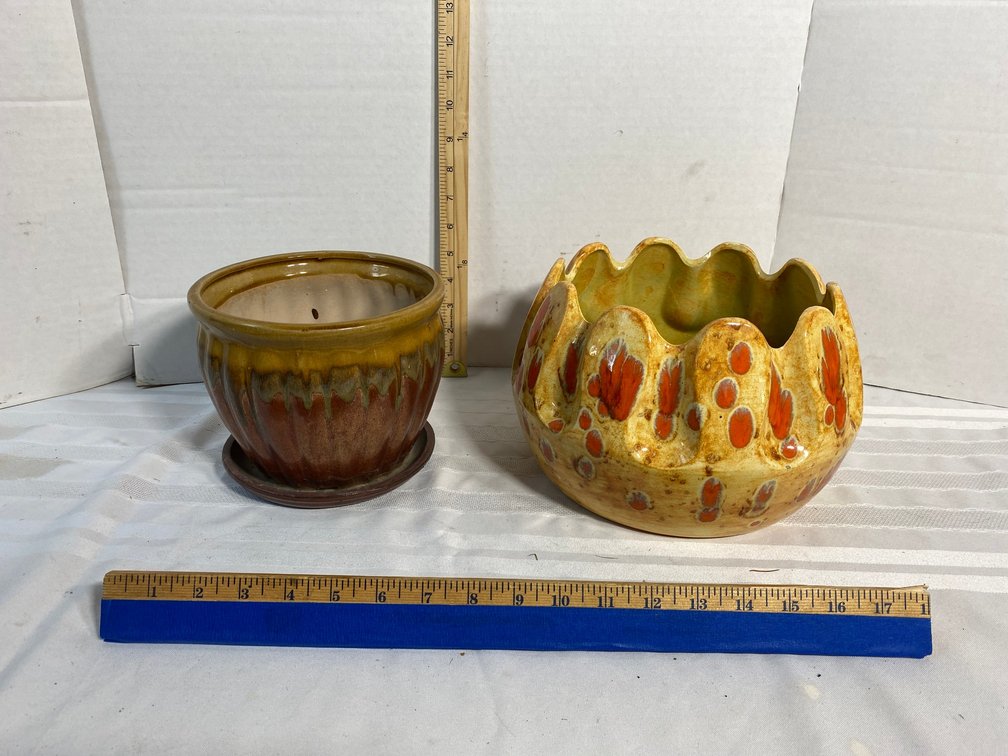 PAIR OF PLANTERS
