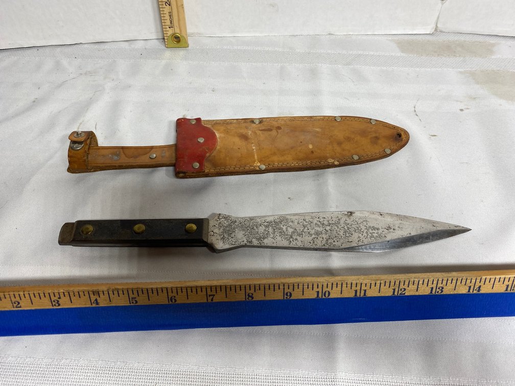 GERMAN MADE THROWING BLADE WITH CASE