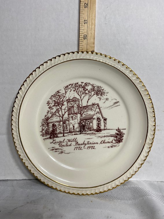 NINE-INCH DIAMETER COMMEMORATIVE PLATE