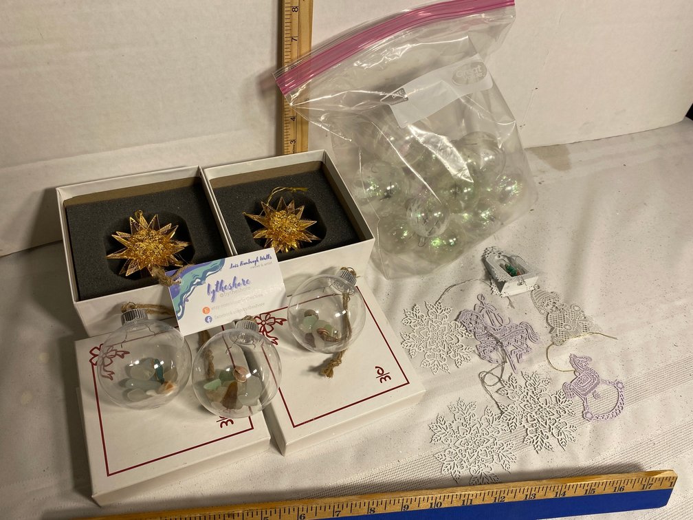 TWO 2007 DANBURY MINT ORNAMENTS