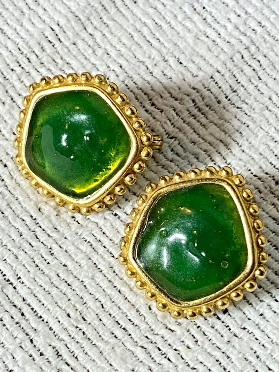 PAIR OF MONET CLIP-ON EARRINGS