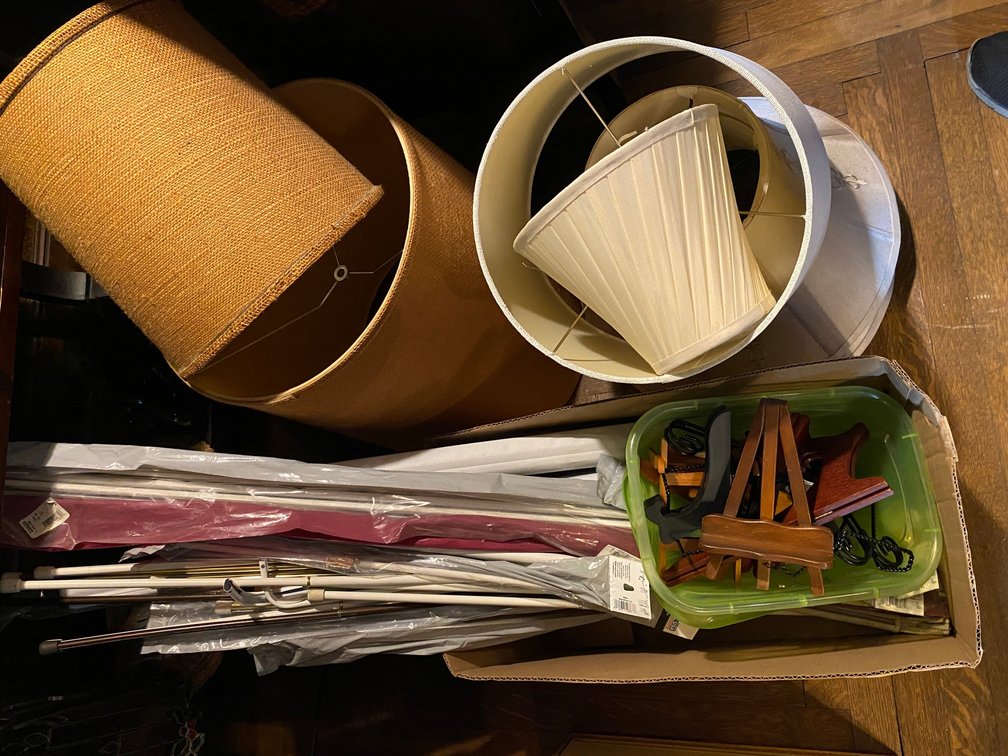 COLLECTION OF LAMP SHADES