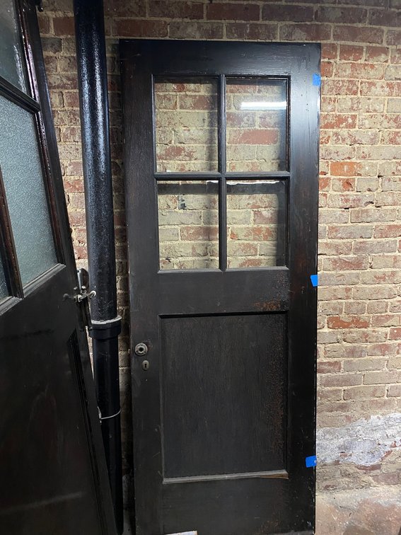 EARLY WOODEN DOOR WITH