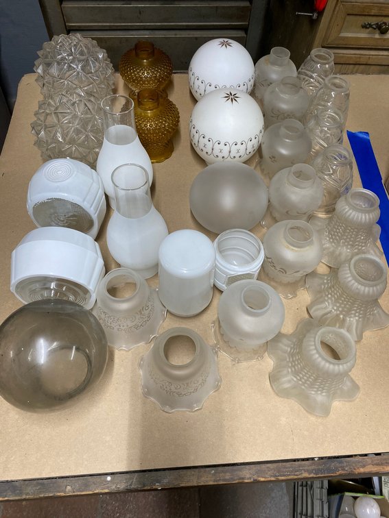 GLASS LIGHT SHADES