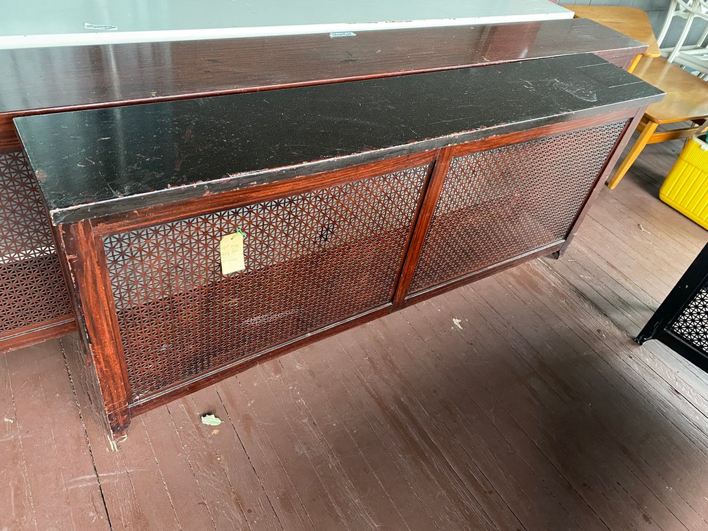 ONE ANTIQUE RADIATOR COVER