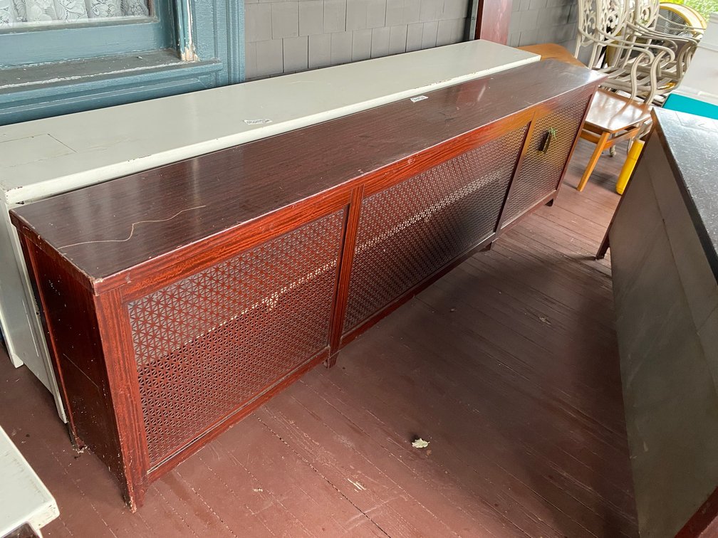 ONE ANTIQUE RADIATOR COVER
