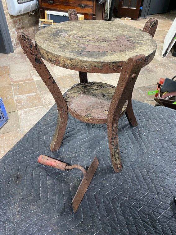 VINTAGE WOODEN STAND