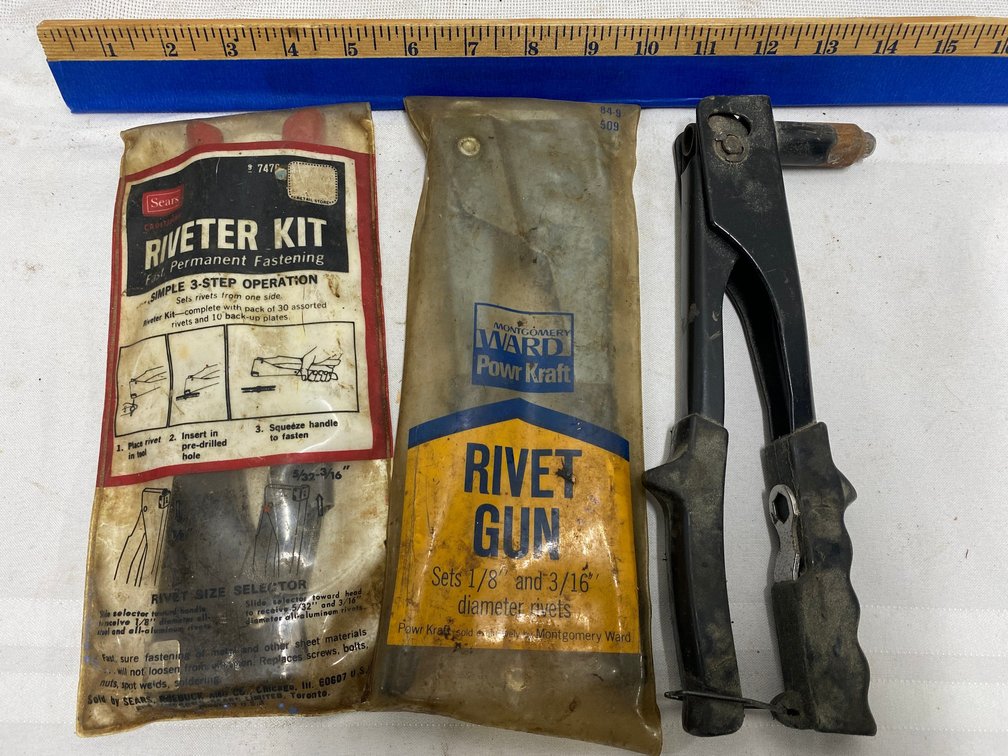 THREE RIVET GUNS