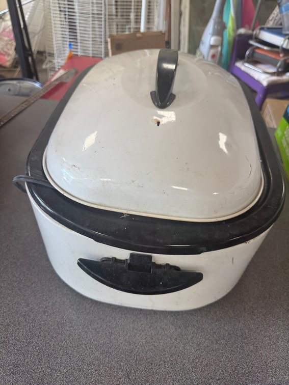 Electric roaster oven