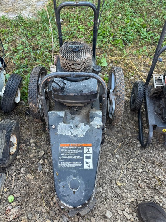 Walk-behind string trimmer