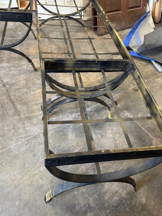 Metal accent tables