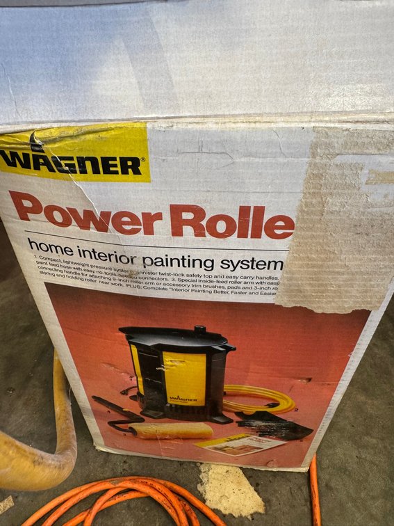 Power roller painting system