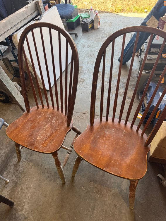 Chairs and storage cabinet