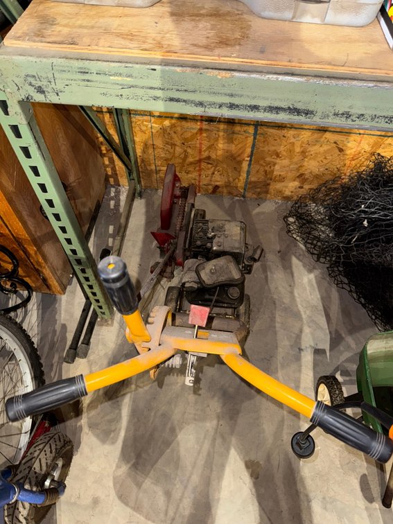 Gas-powered lawn edger