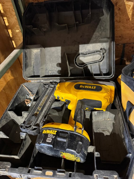 DeWalt cordless brad nailer