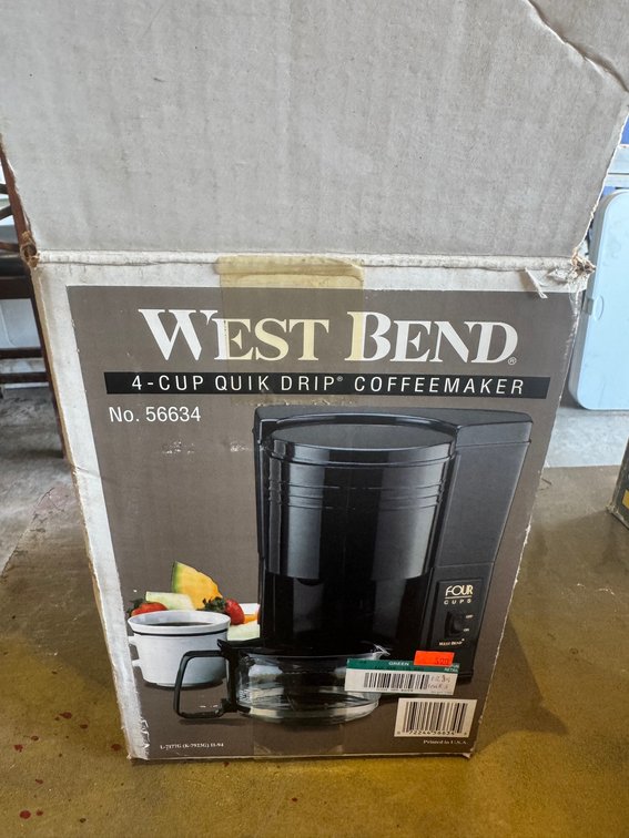 West Bend coffee maker