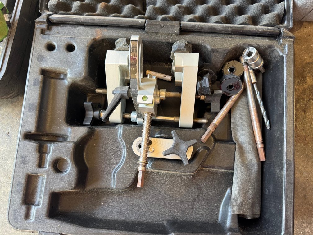 Door lock installation kit