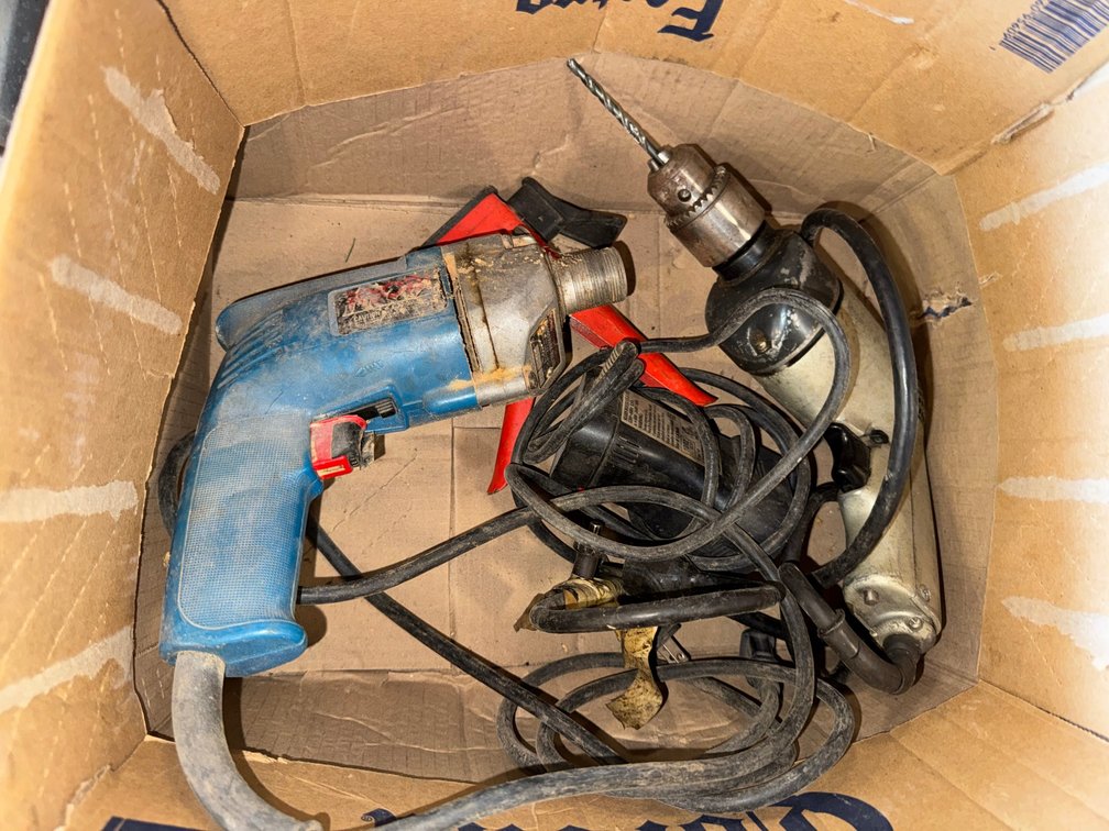 Vintage corded power tools